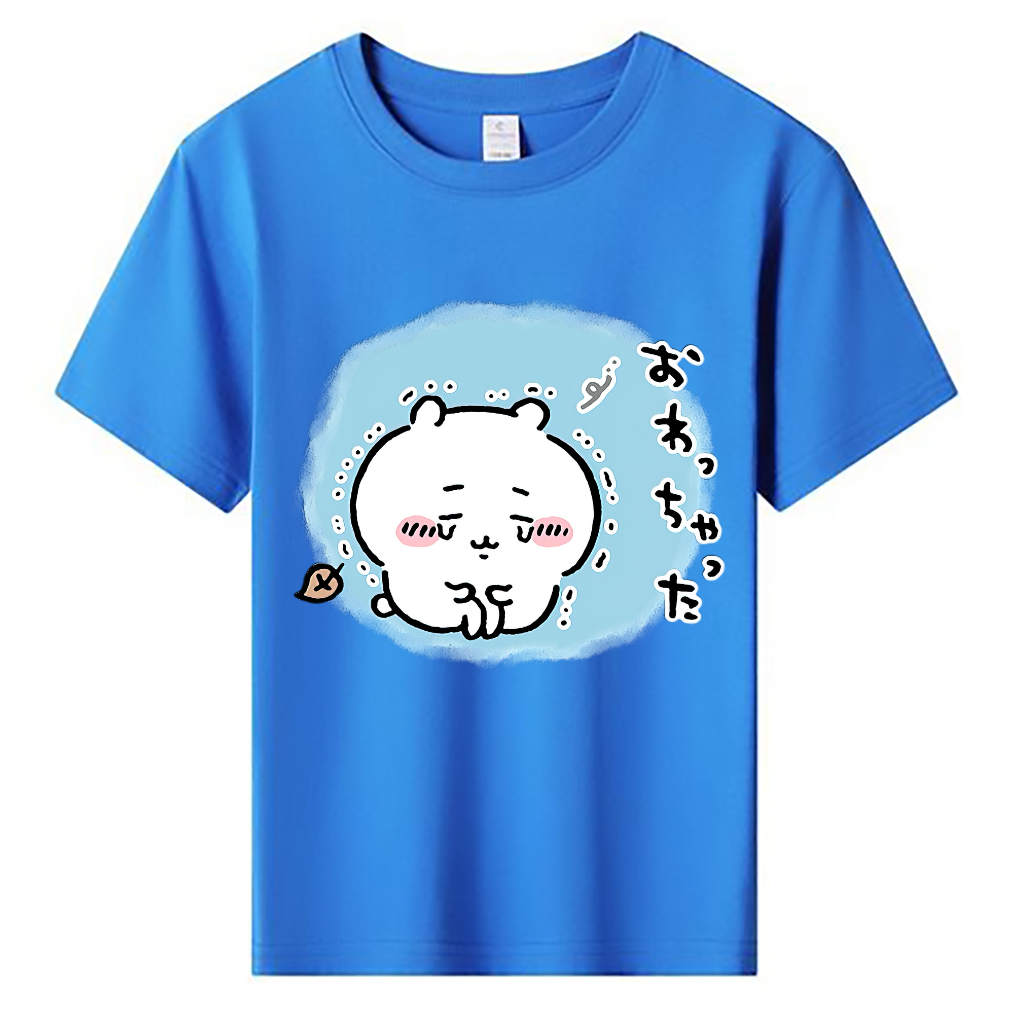 （画像用） ちいかわ ちいかわ Chii-kawa chiikawa 綿100％キッズTシャツ（フロントプリント）